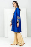 Cross Stitch Electric Blue Silk Shirt Only