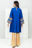 Cross Stitch Electric Blue Silk Shirt Only