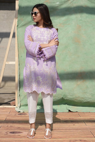 Ethnic lawn embroidered shirt XL