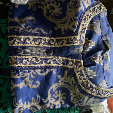 Limelight blue jacquard shirt small