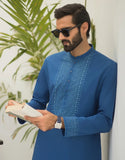 BLUE PRINTED KURTA
