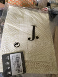 J. Off white trousers xs self print