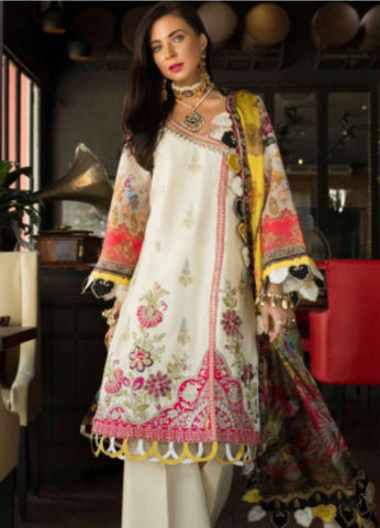 Lawn 3 piece suit fancy small