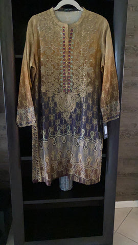 Limelight brown jacquard large shirt