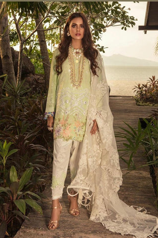 Sana Safinaz green suit 3 piece 17 B medium