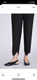 Ethnic cotton black pants embroidered large