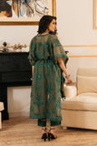 EMBROIDERED DRAPED - 3 PIECE GREEN