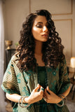 EMBROIDERED DRAPED - 3 PIECE GREEN