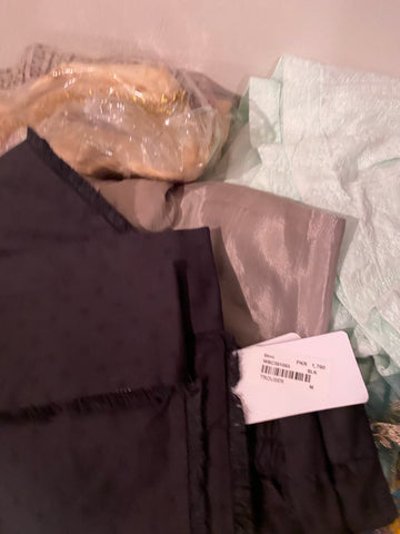 Ethnic black cotton pants medium
