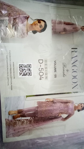 Ramsha chiffon pink suits