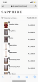 Sapphire large cotton shirt