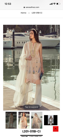 Sana Safinaz 11B lawn suit 3 piece