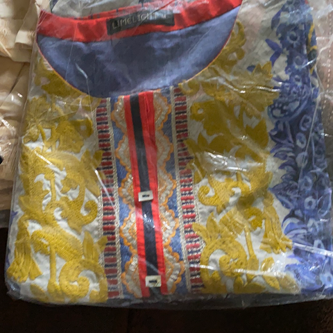 Limelight blue shirt lawn medium embroidered