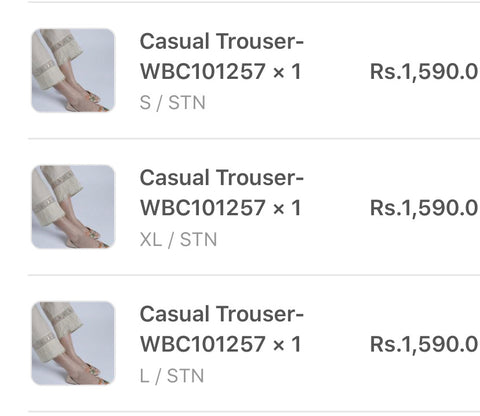 Ethnic cotton beige trousers large xlarge small