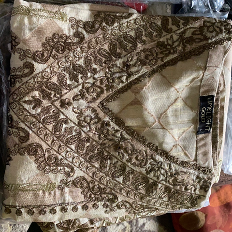 Limelight light gold large shirt jacquard