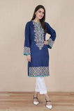 Chinyere xsmal blue shirt lawn