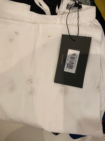 Khaadi size 16 white pants cotton