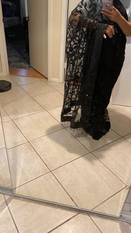 Desi rack black saree