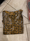 Sapphire large lawn kurti Brown n black mirror work