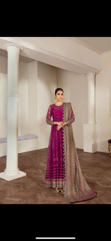 Baroque medium formal net 3 piece suit