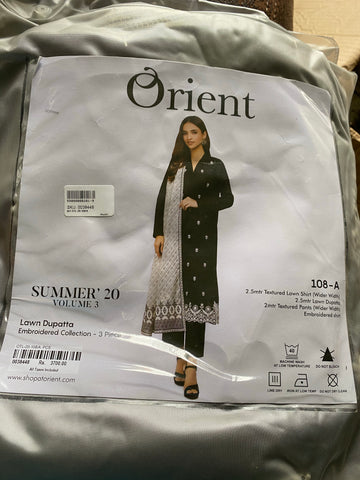 Orient black n white 3 piece suit