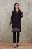 Chinyere s lawn jacquard shirt black n purple