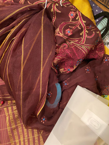 Jazmin maroon suit xsmall