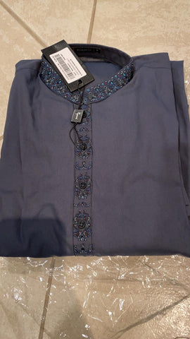 Men’s j. Salwar Kameez gray small