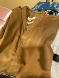 Bonanza men’s brown salawar Kameez small