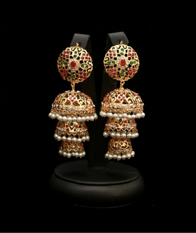 DILRUBA EARRINGS - MULTI